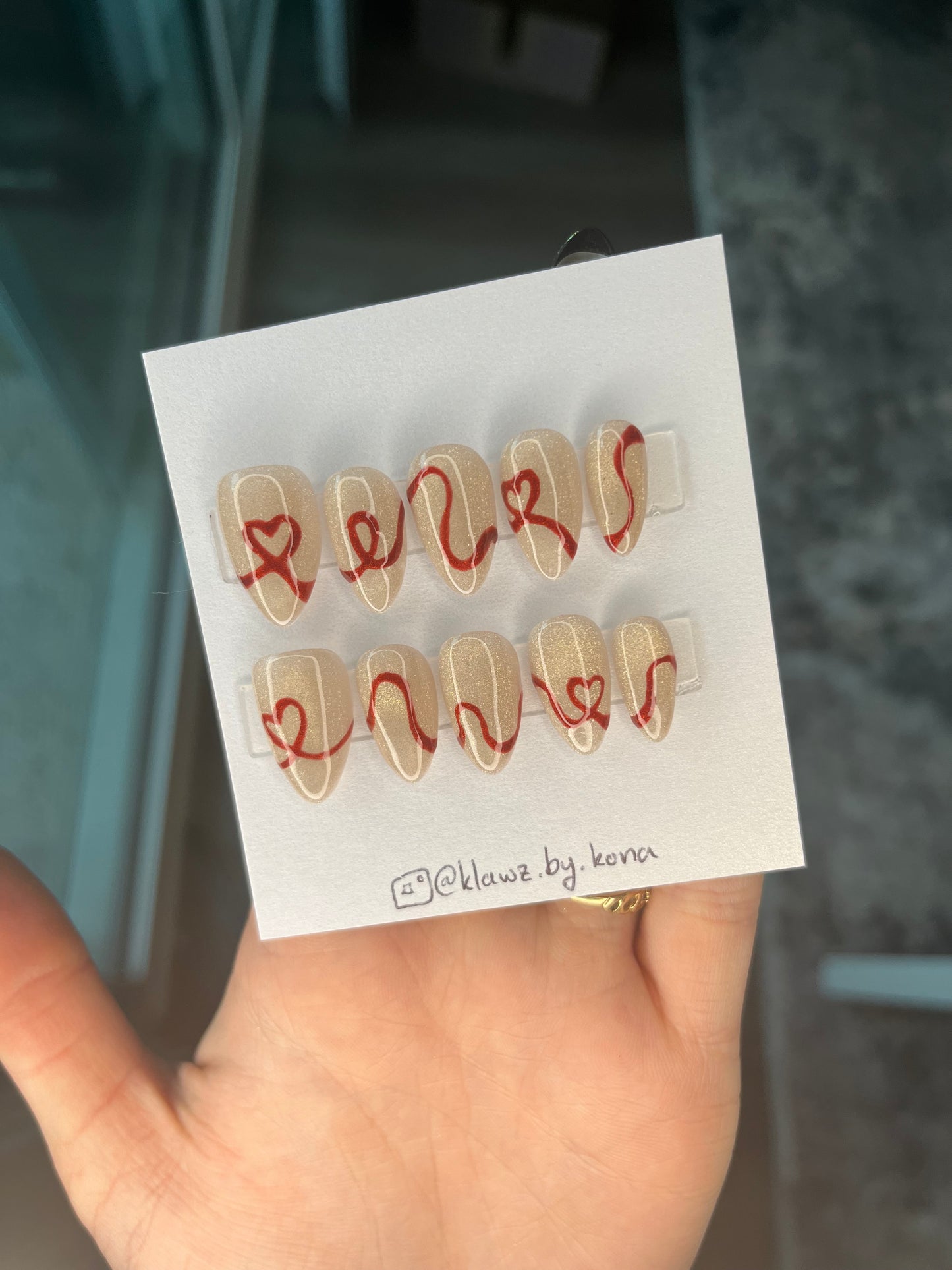 Velvet Ribbon Nails