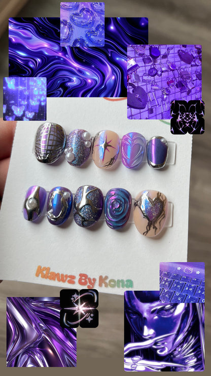 Galaxy Disco Nails