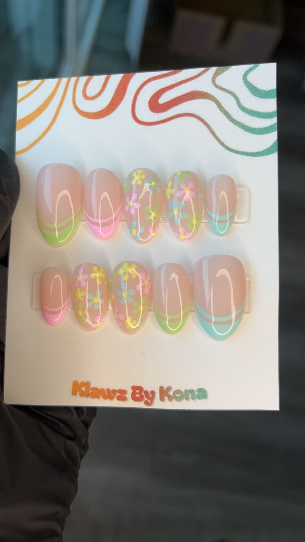 Pastel Bloom Nails