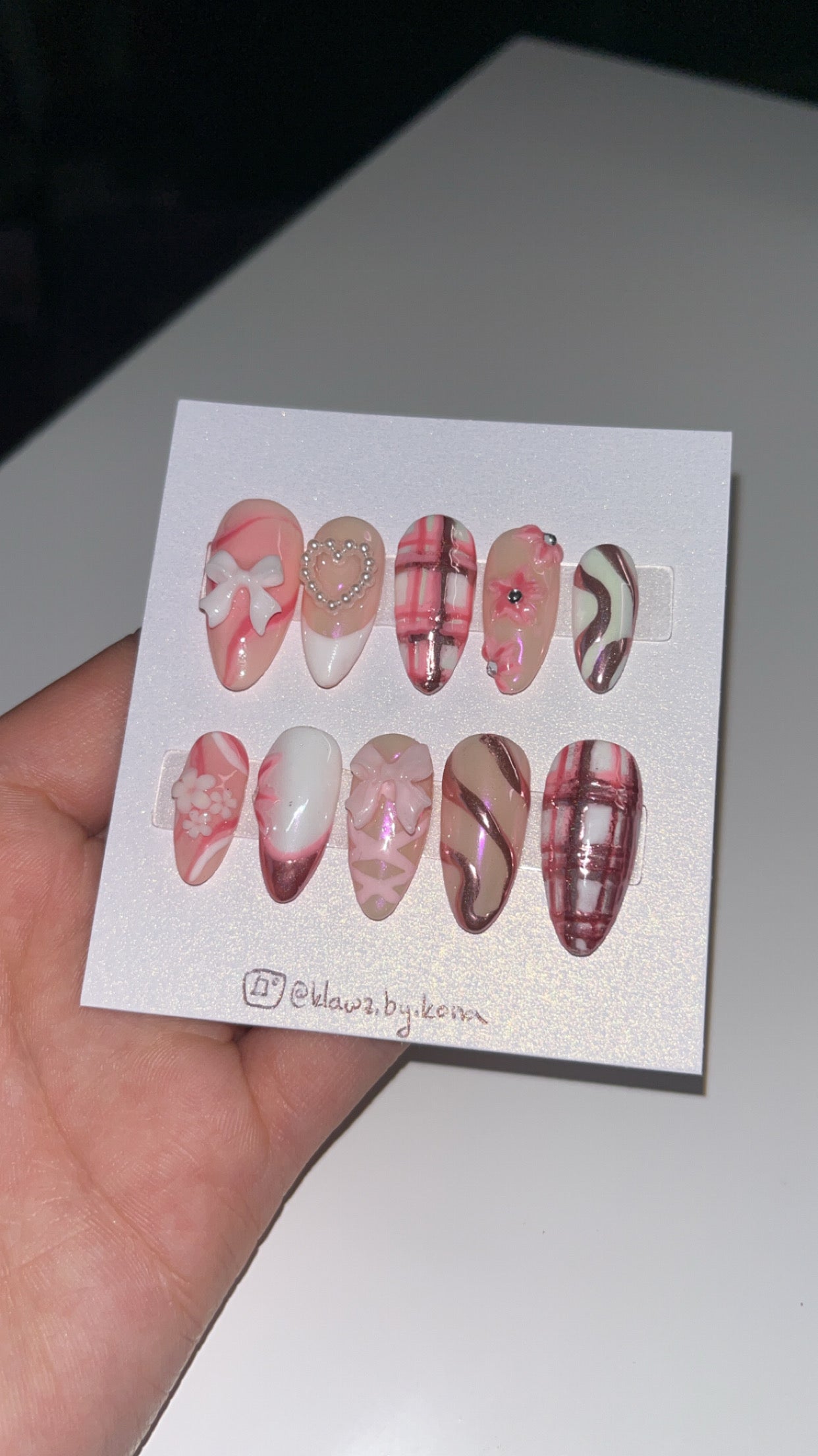 Coquette Girly Nails