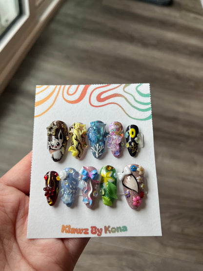 Eeveelution Nails
