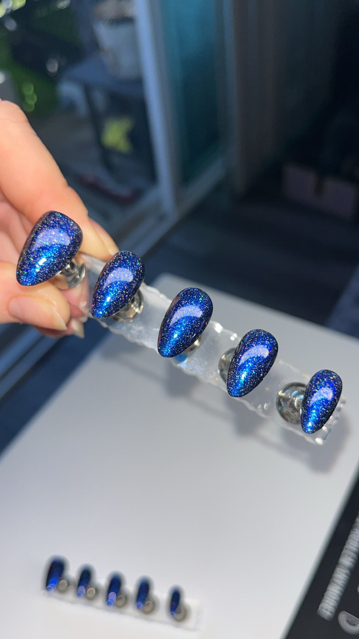 Luxe Sapphire Nails
