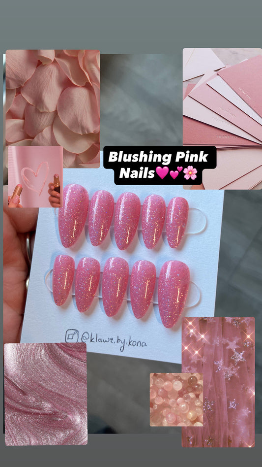 Blushing Pink Nails