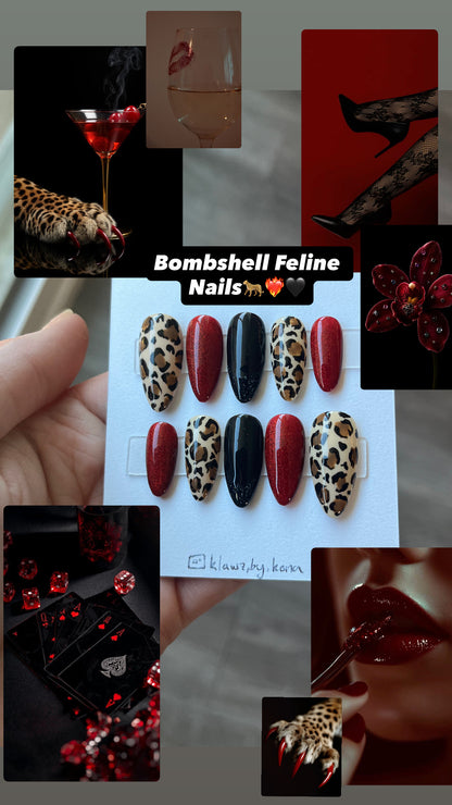 Bombshell Feline Nails