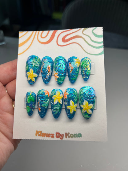 Koi Pond Dreams Nails