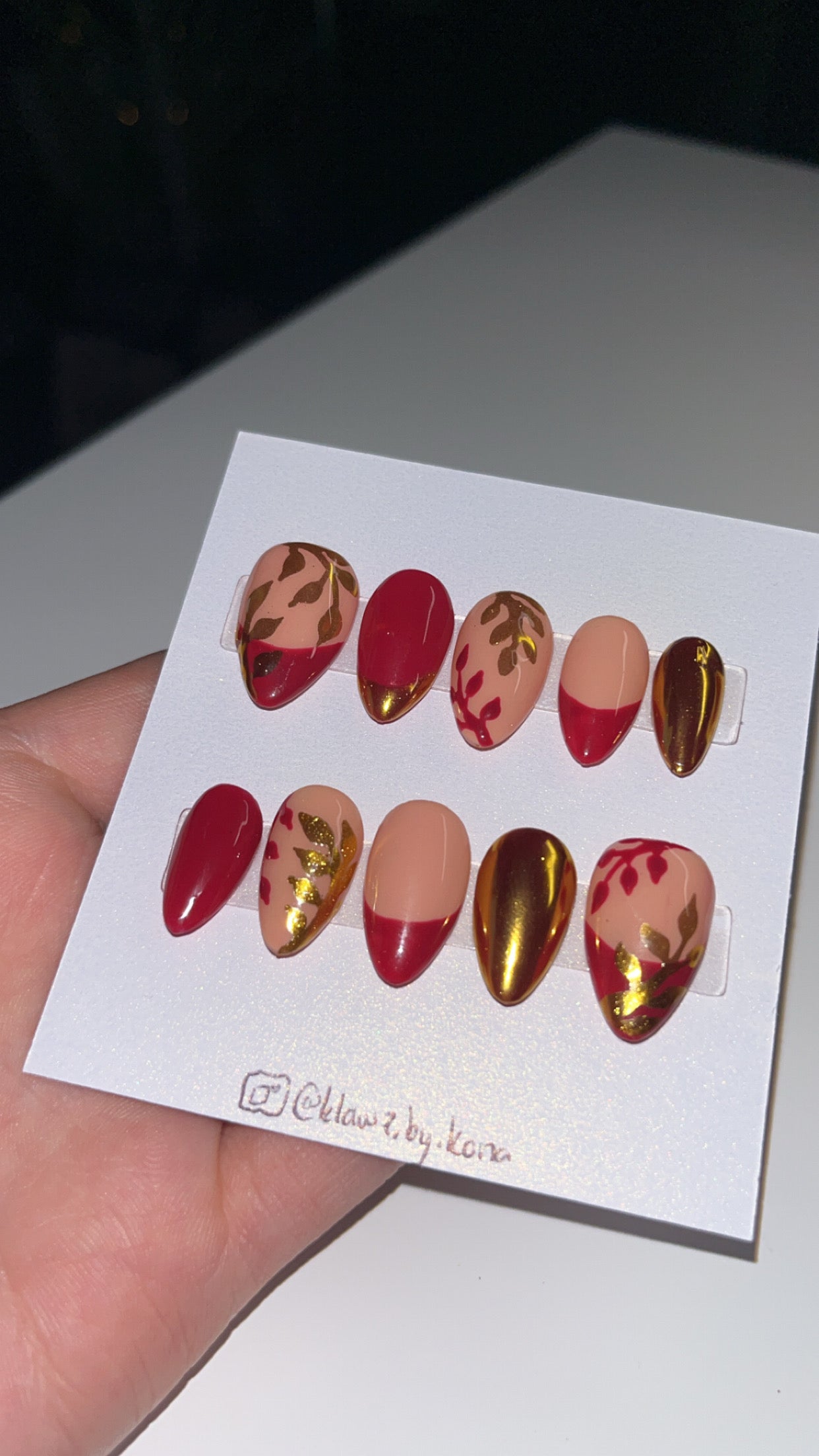 Gilded Fall Nails