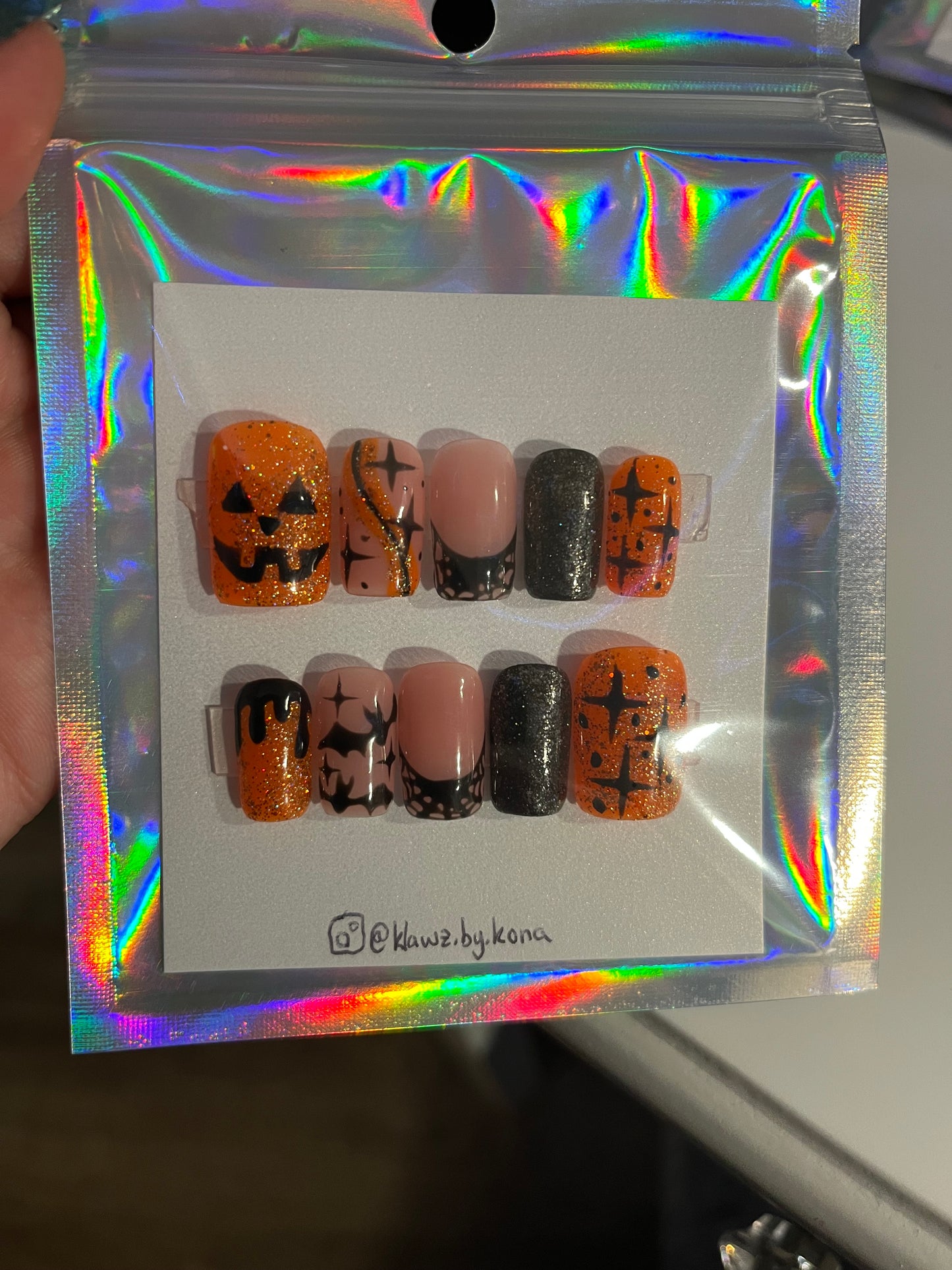 Summerween Nails