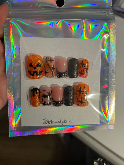 Summerween Nails
