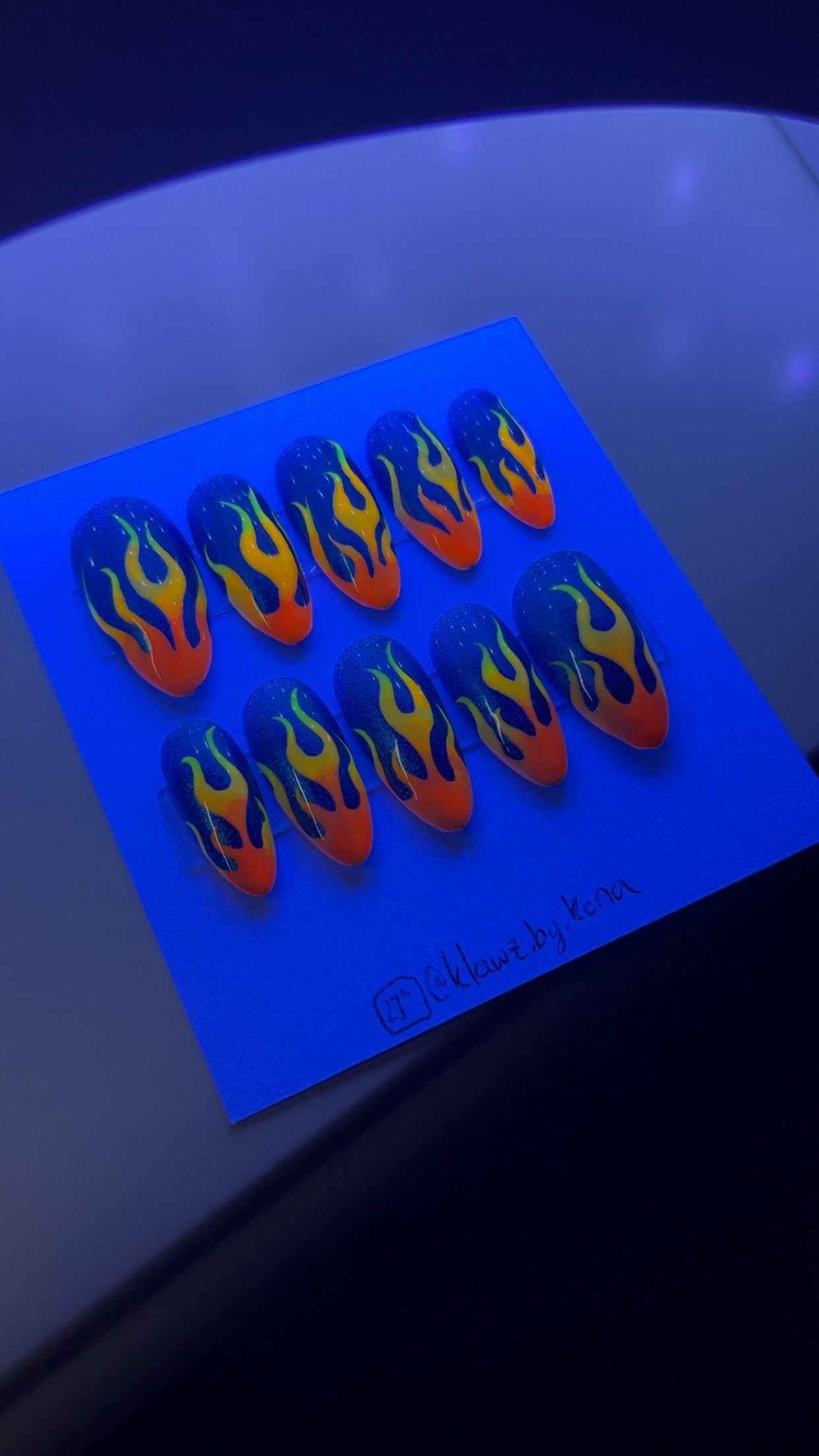 Fiery Hot Wheels Nails