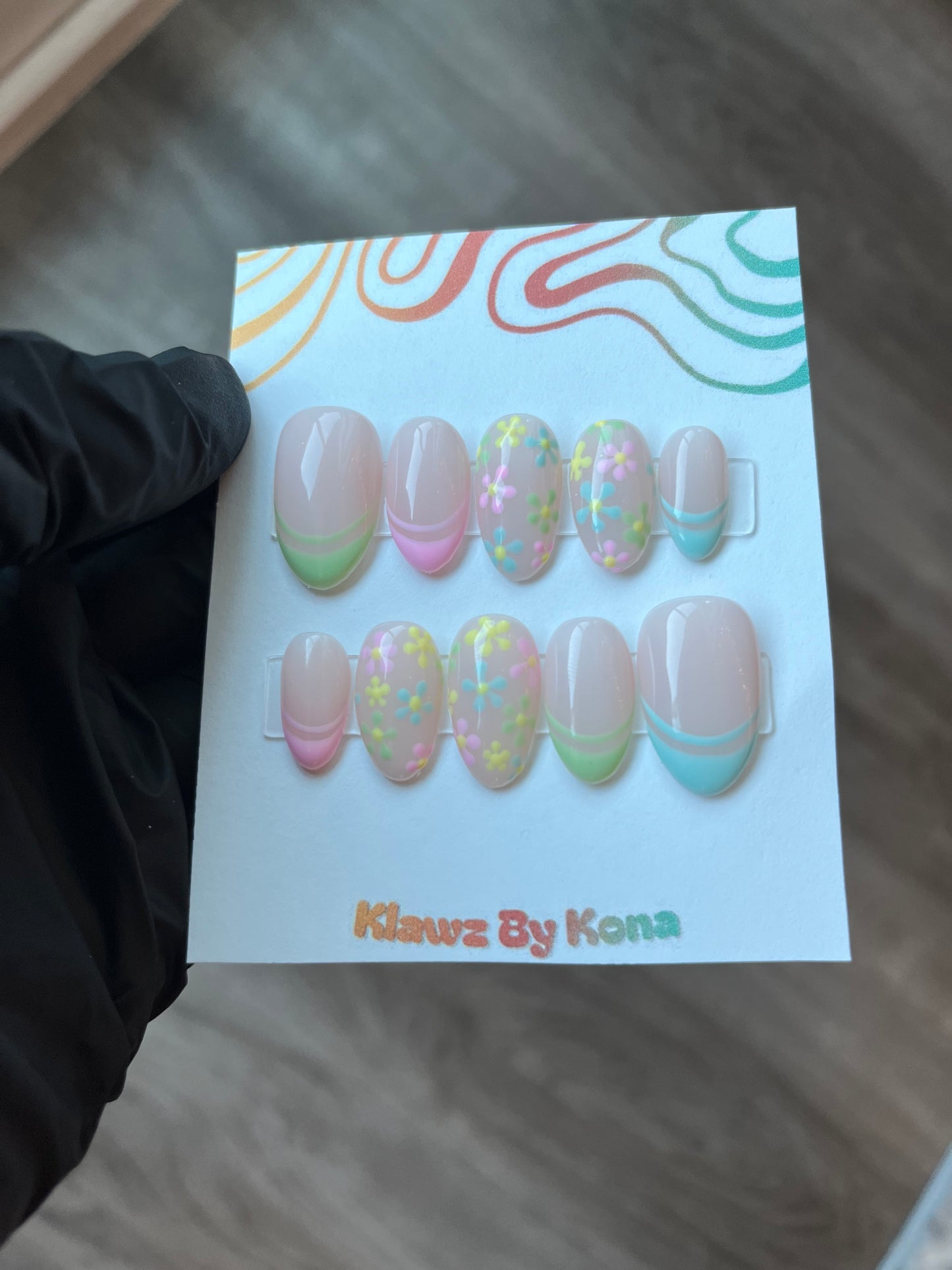 Pastel Bloom Nails