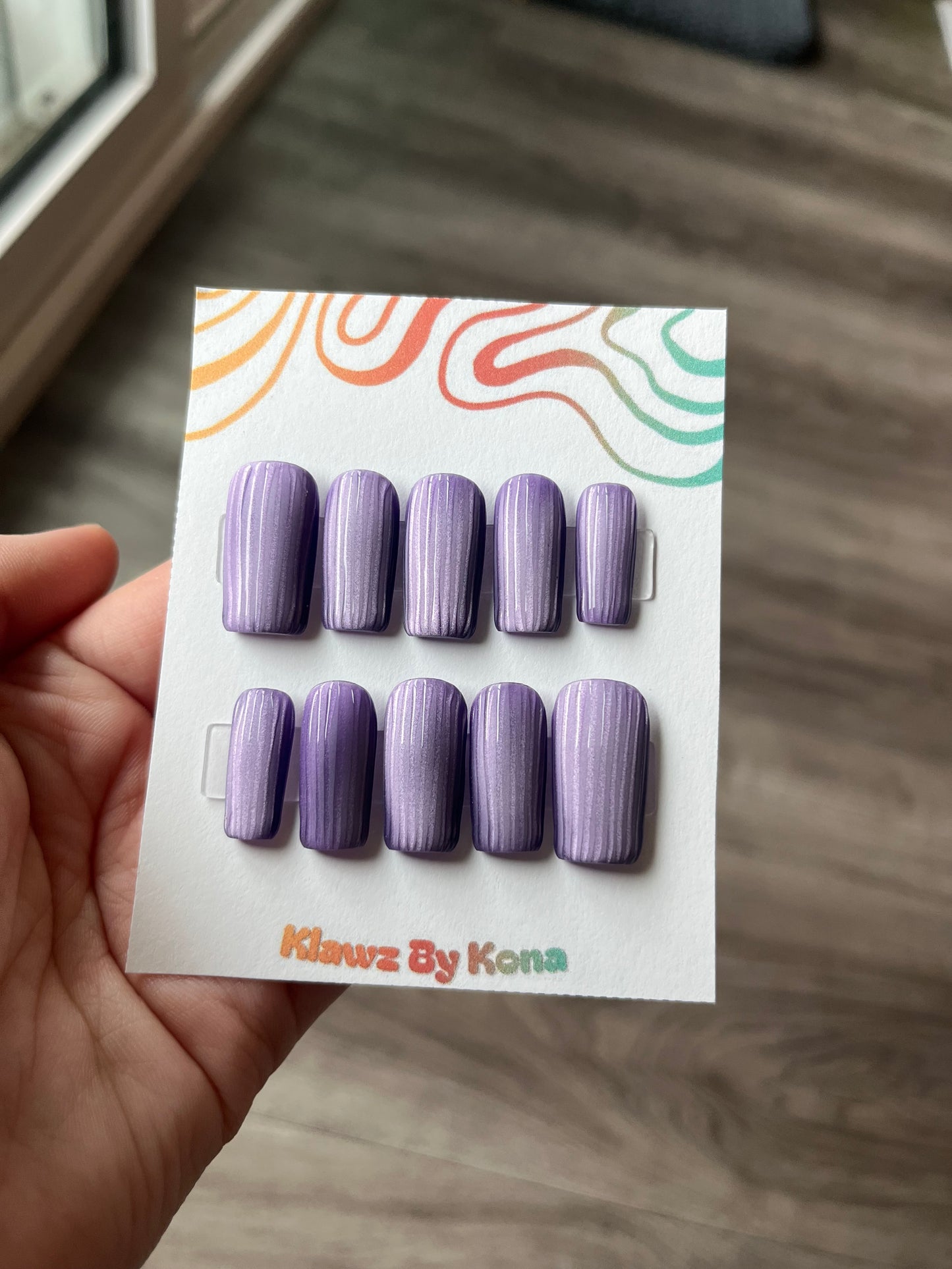 Velvet Glass Nails (Purple)