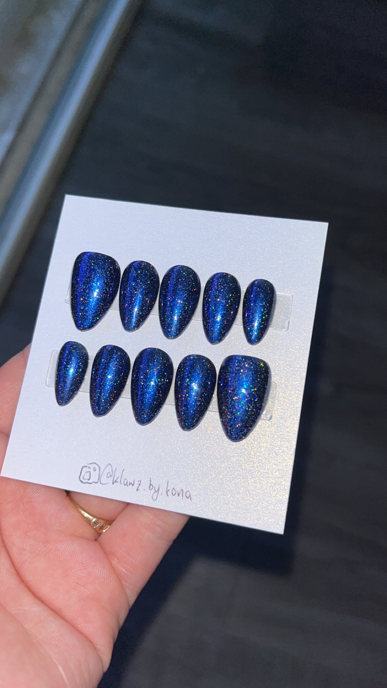 Luxe Sapphire Nails