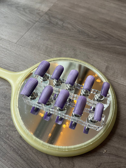 Velvet Glass Nails (Purple)