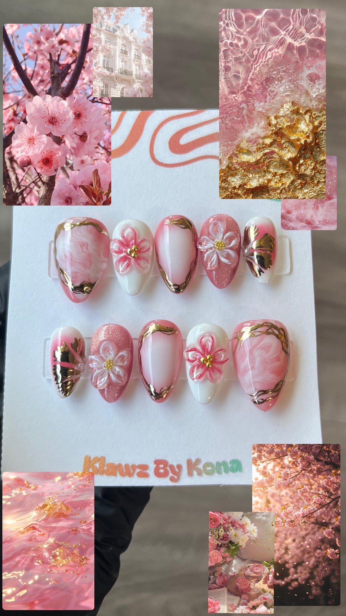 Sakura Silk & Gold