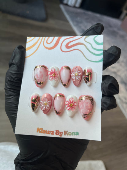 Sakura Silk & Gold