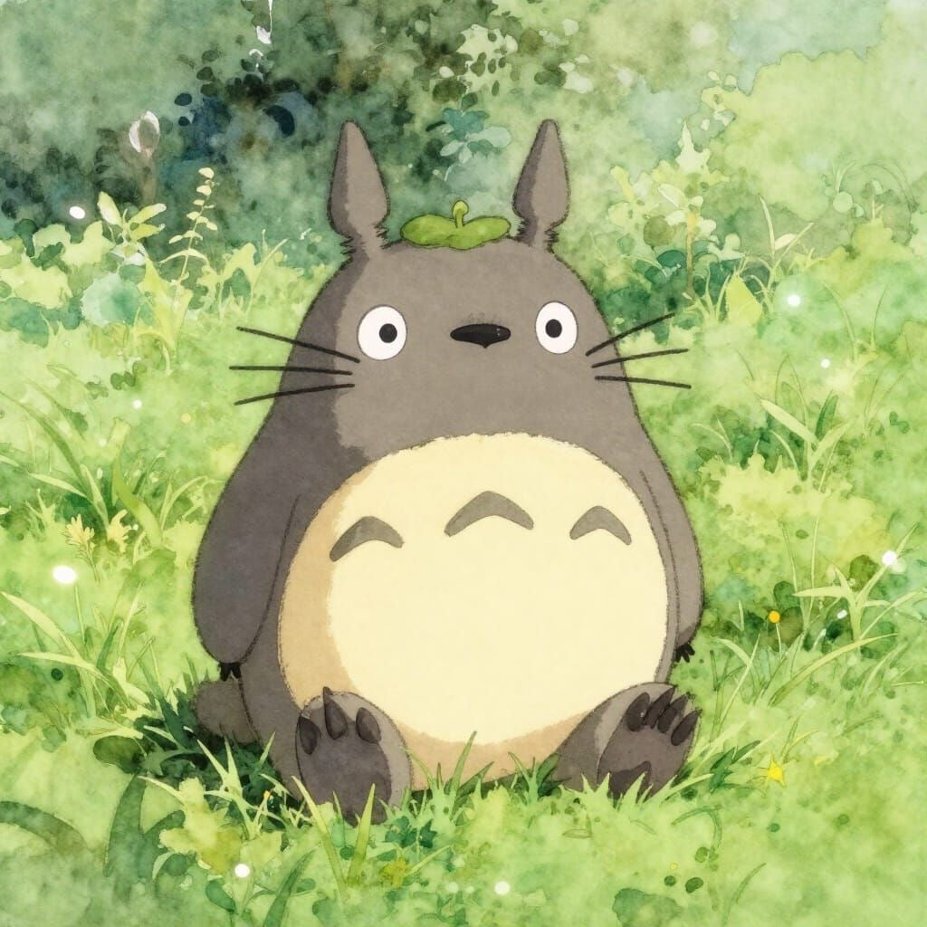 Ghibli’s Enchanted Meadow