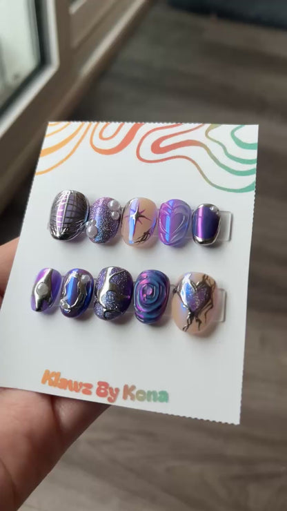 Galaxy Disco Nails