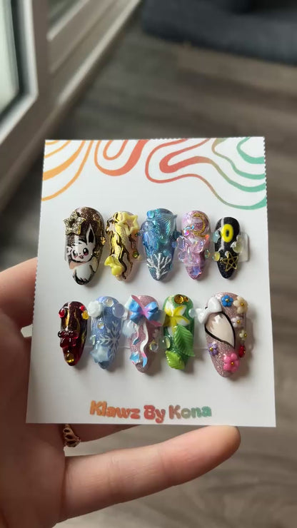 Eeveelution Nails