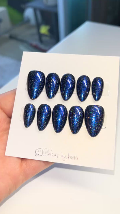 Luxe Sapphire Nails
