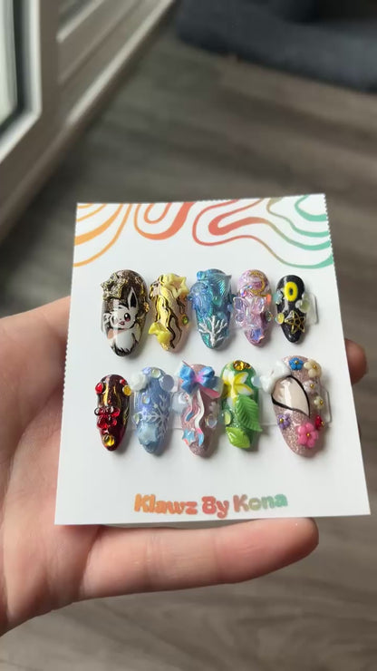 Eeveelution Nails