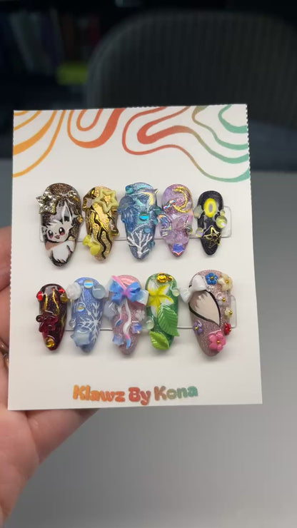 Eeveelution Nails